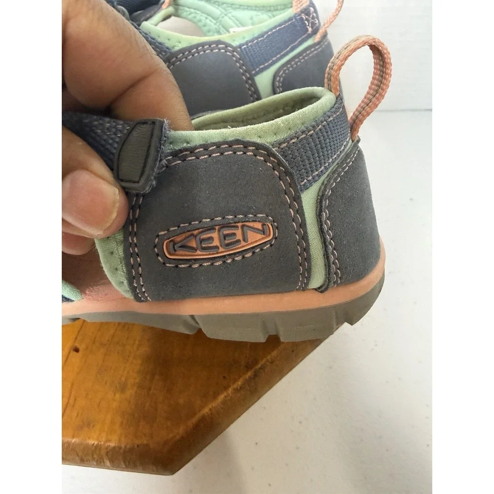 KEEN Kids Outdoor Sport‎ Sandals Blue Green Pink Size US 5 Youth Adjustable